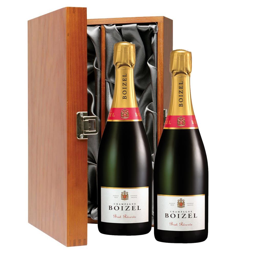 Boizel Brut Reserve NV Champagne 75cl Twin Luxury Gift Boxed (2x75cl)